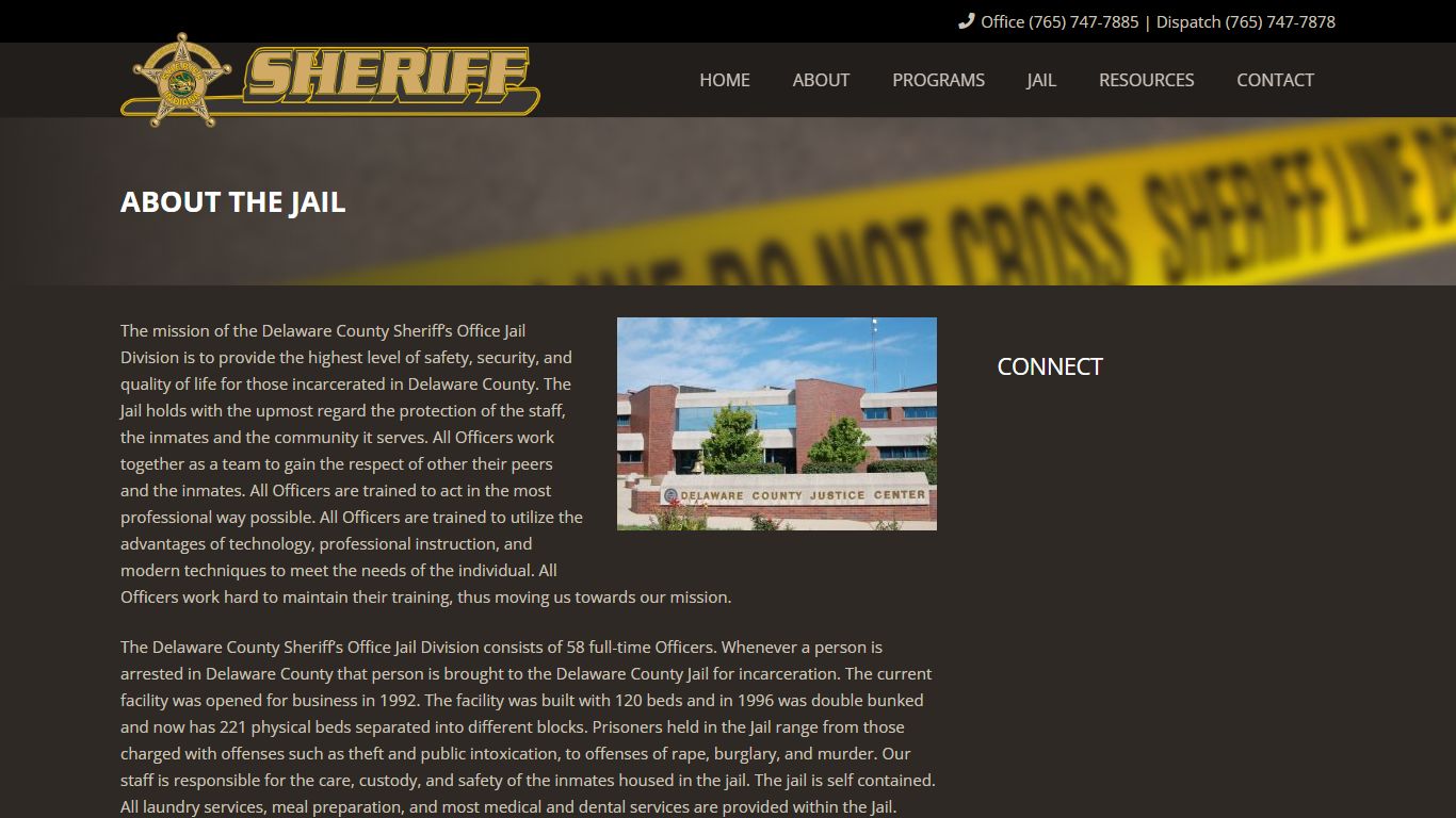 About the Jail - Delaware County Sheriff